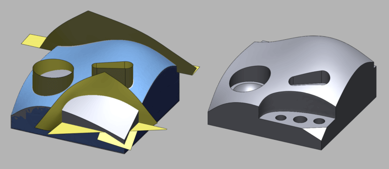 表面CAD建模-簡(jiǎn)單解釋 表面CAD建模-簡(jiǎn)單解釋